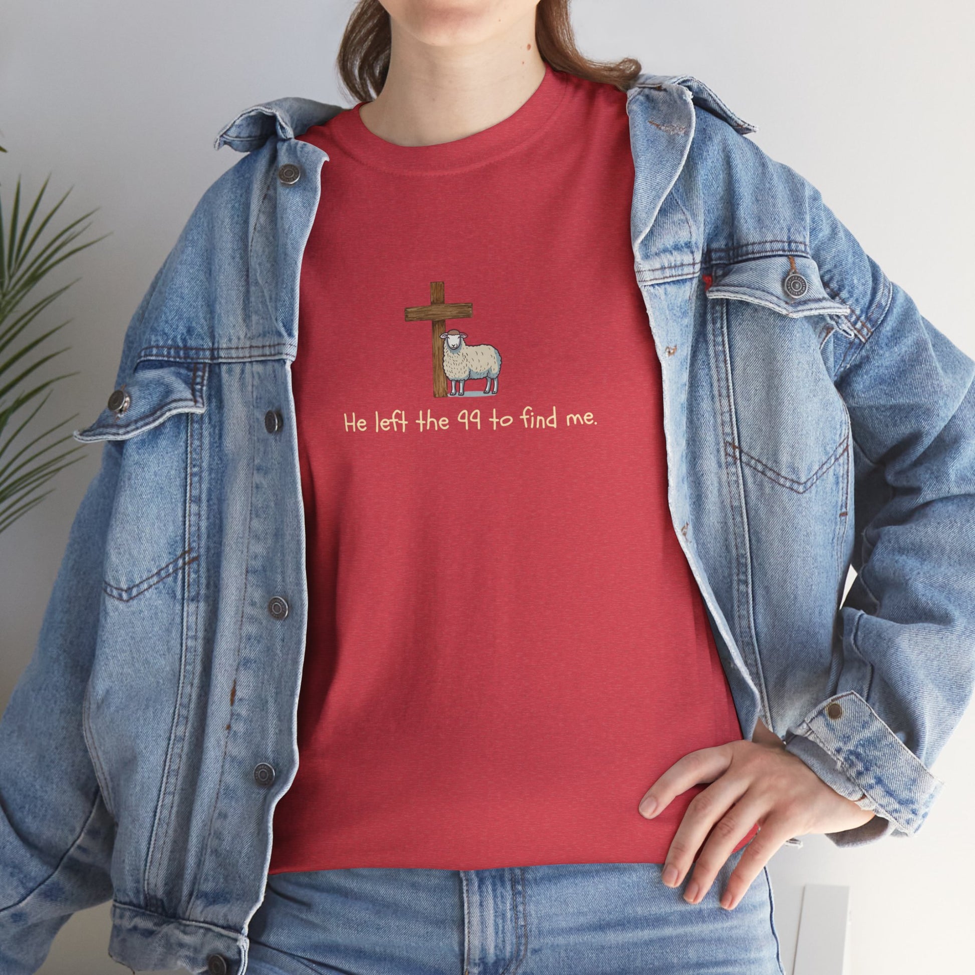 Faith-Inspired Unisex Heavy Cotton Tee | Christian Apparel, Spiritual Gift, Religious T-Shirt, Casual Wear, Inspirational Clothing