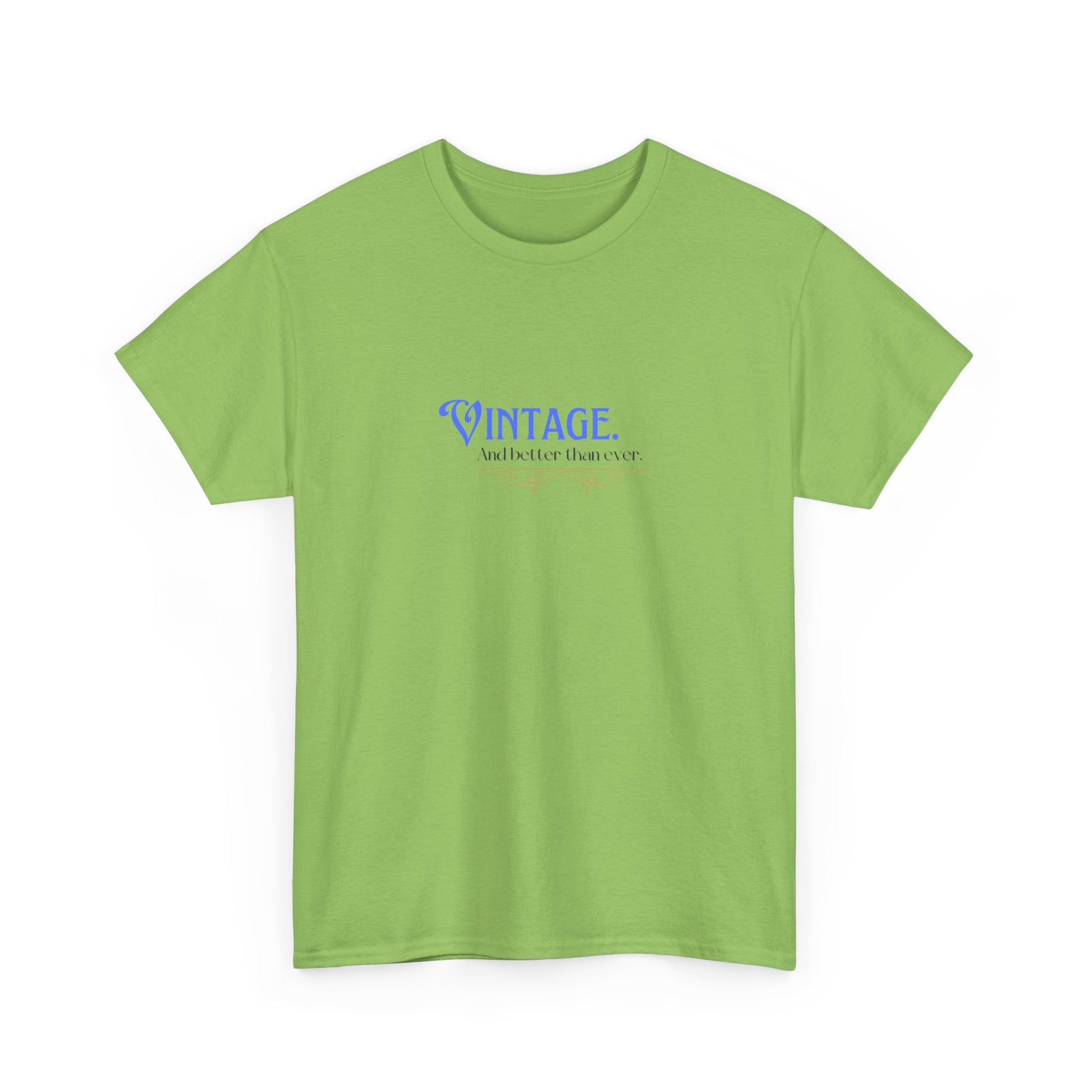 Vintage Inspired Unisex Heavy Cotton Tee, Retro Casual Shirt, Gift for Him/Her, Summer Fashion, Unique Vintage Tee