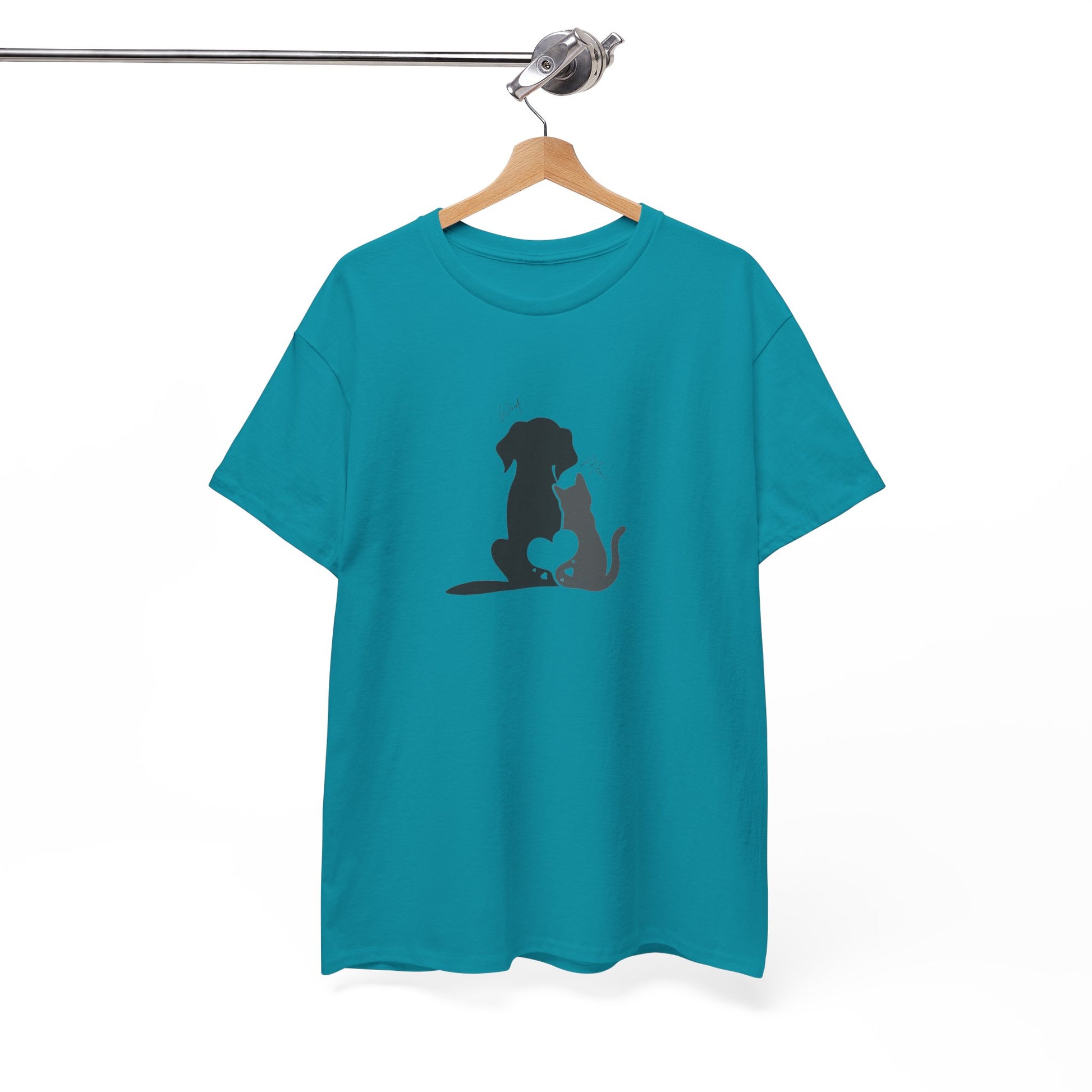 Adorable Pet Love Tee, Unisex Cotton T-Shirt, Animal Lover Gift, Cute Dog Cat Design, Everyday Casual Wear, Perfect for Pet Lovers