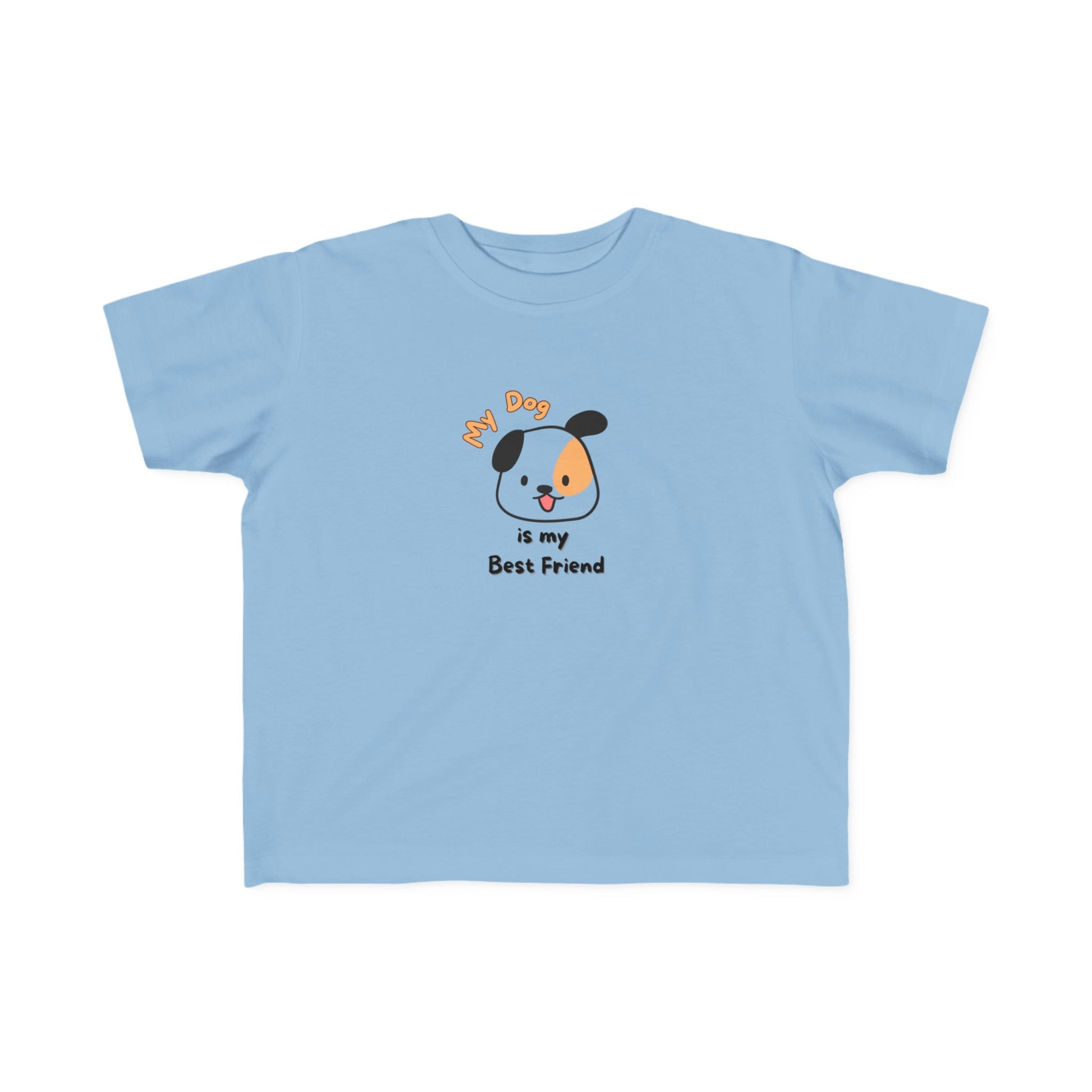 Toddler's Dog Lover Tee, Cute Dog T-Shirt, Kids Best Friend Shirt, Pet Lover Kids Apparel, Fun Animal T-Shirt, Gift for Dog Lovers
