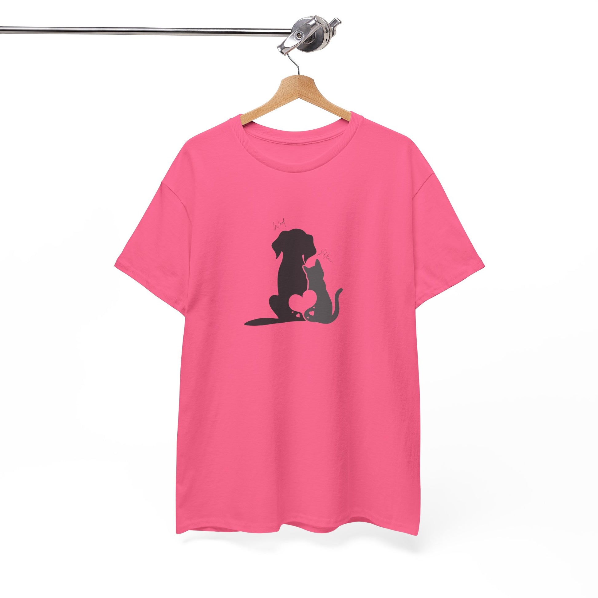 Adorable Pet Love Tee, Unisex Cotton T-Shirt, Animal Lover Gift, Cute Dog Cat Design, Everyday Casual Wear, Perfect for Pet Lovers