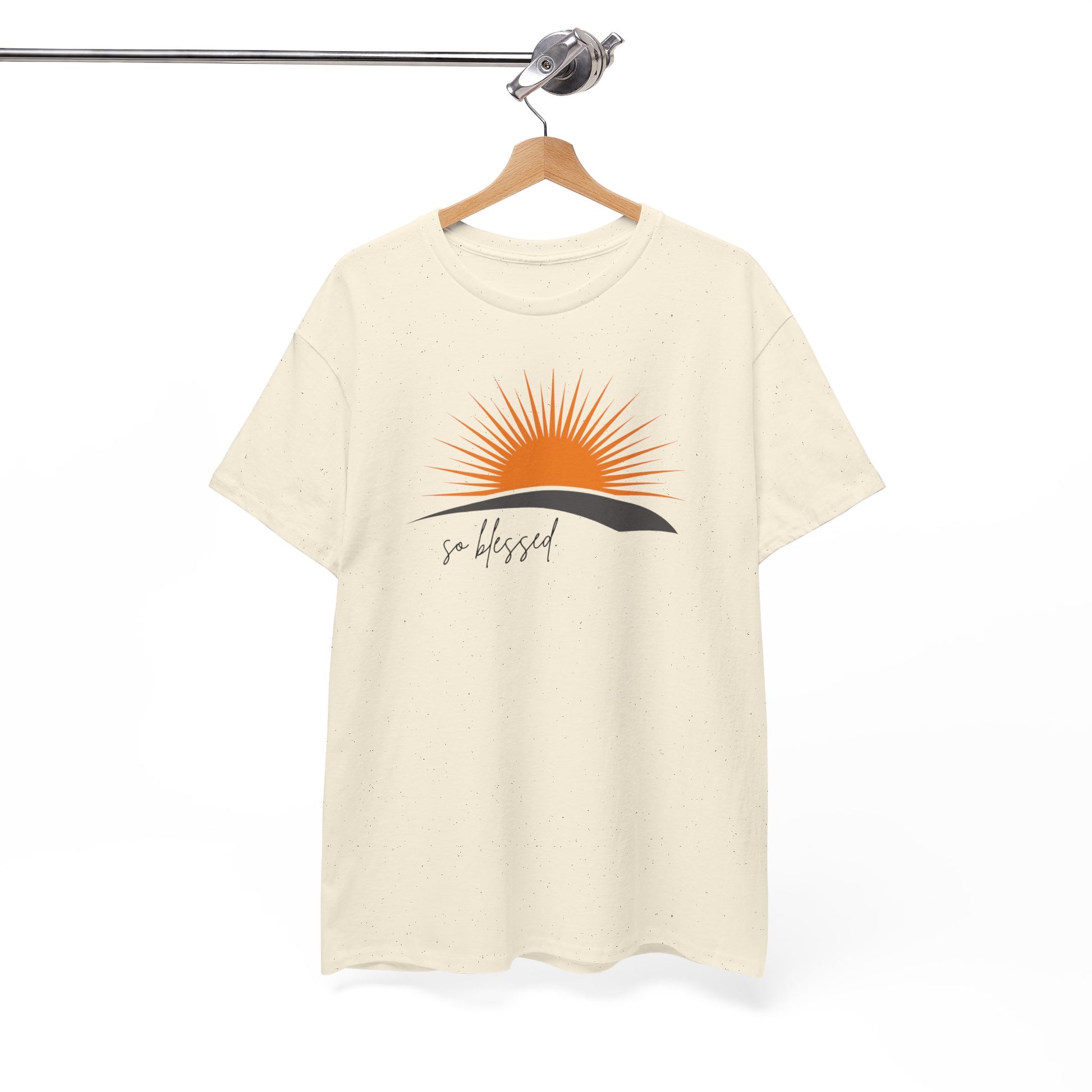 Sunrise Blessed Unisex Tee - Inspirational Cotton T-Shirt, Great for Gifts, Casual Wear, Summer Vibes, Positive Affirmation