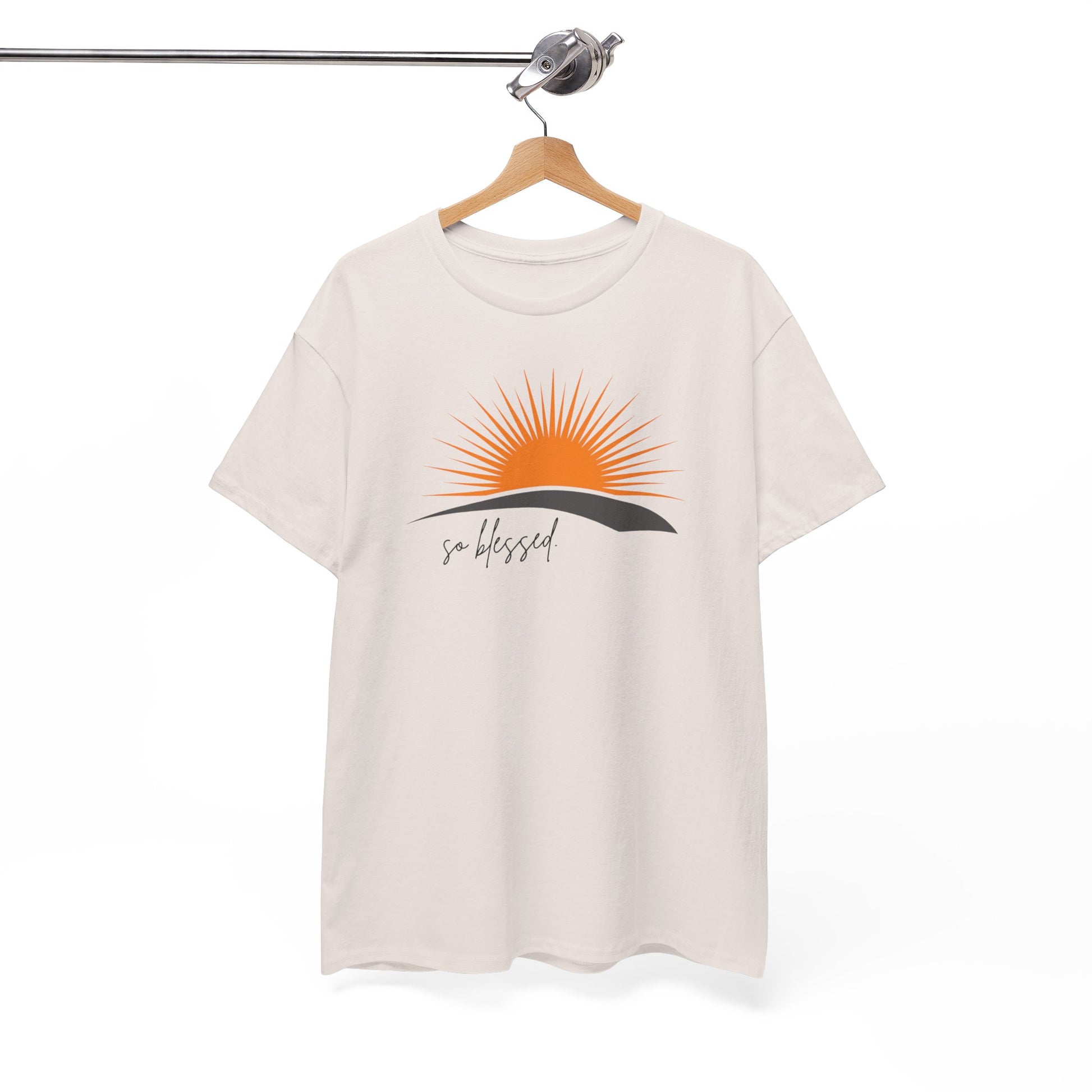 Sunrise Blessed Unisex Tee - Inspirational Cotton T-Shirt, Great for Gifts, Casual Wear, Summer Vibes, Positive Affirmation