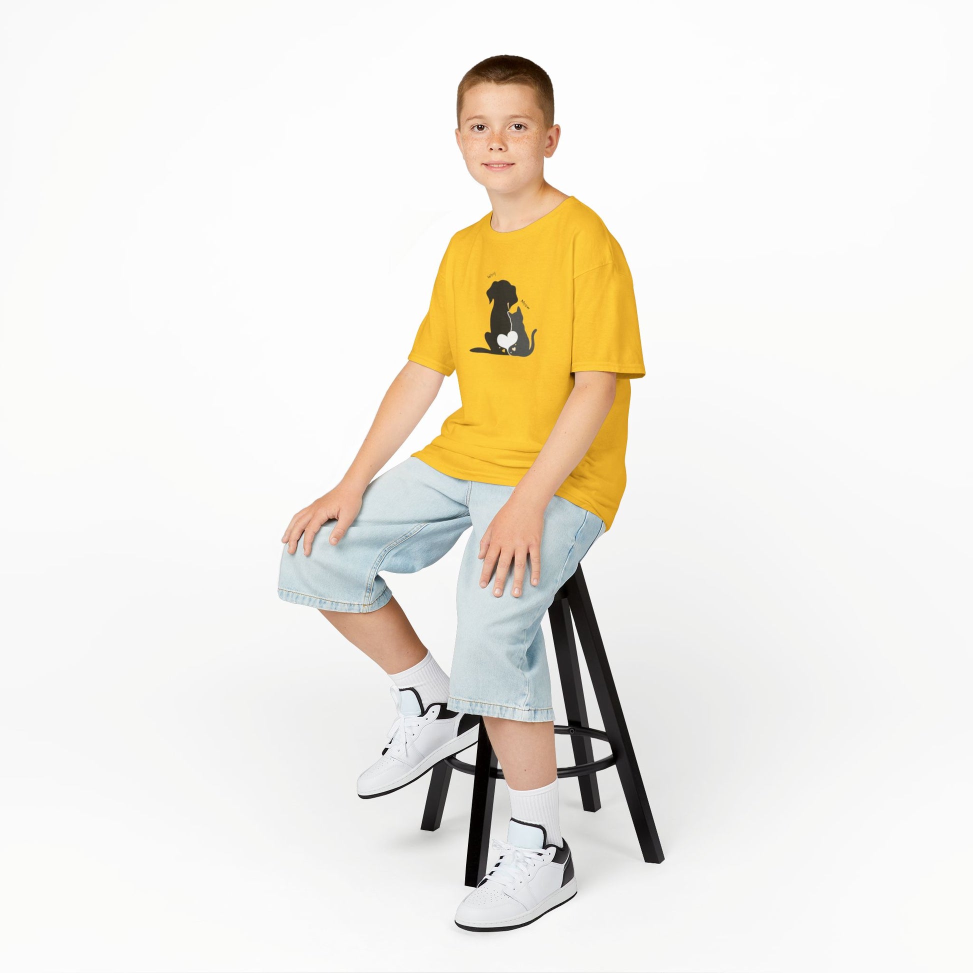 Cute Pet Love Kids Tee - Perfect for Animal Lovers, Gifts for Children, Casual Wear, Birthday Presents, Everyday Style
