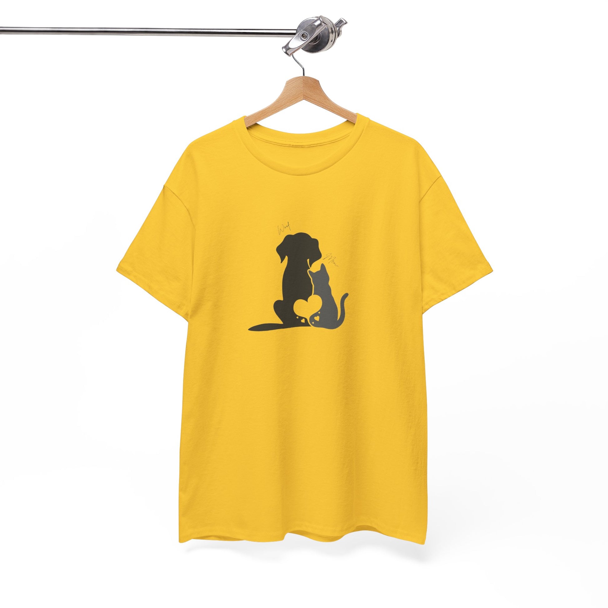 Adorable Pet Love Tee, Unisex Cotton T-Shirt, Animal Lover Gift, Cute Dog Cat Design, Everyday Casual Wear, Perfect for Pet Lovers