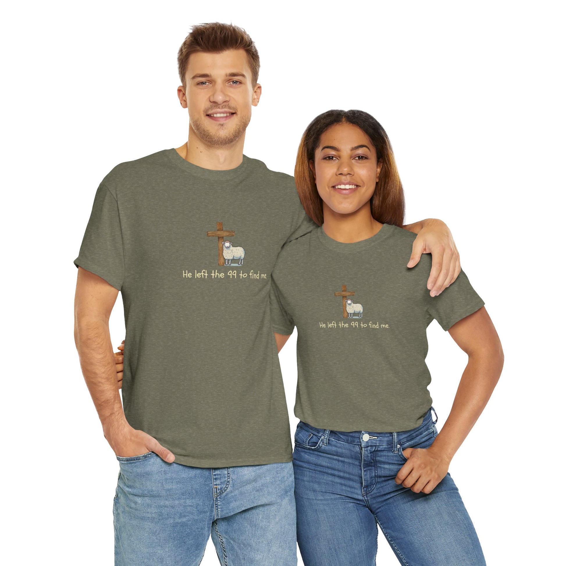 Faith-Inspired Unisex Heavy Cotton Tee | Christian Apparel, Spiritual Gift, Religious T-Shirt, Casual Wear, Inspirational Clothing