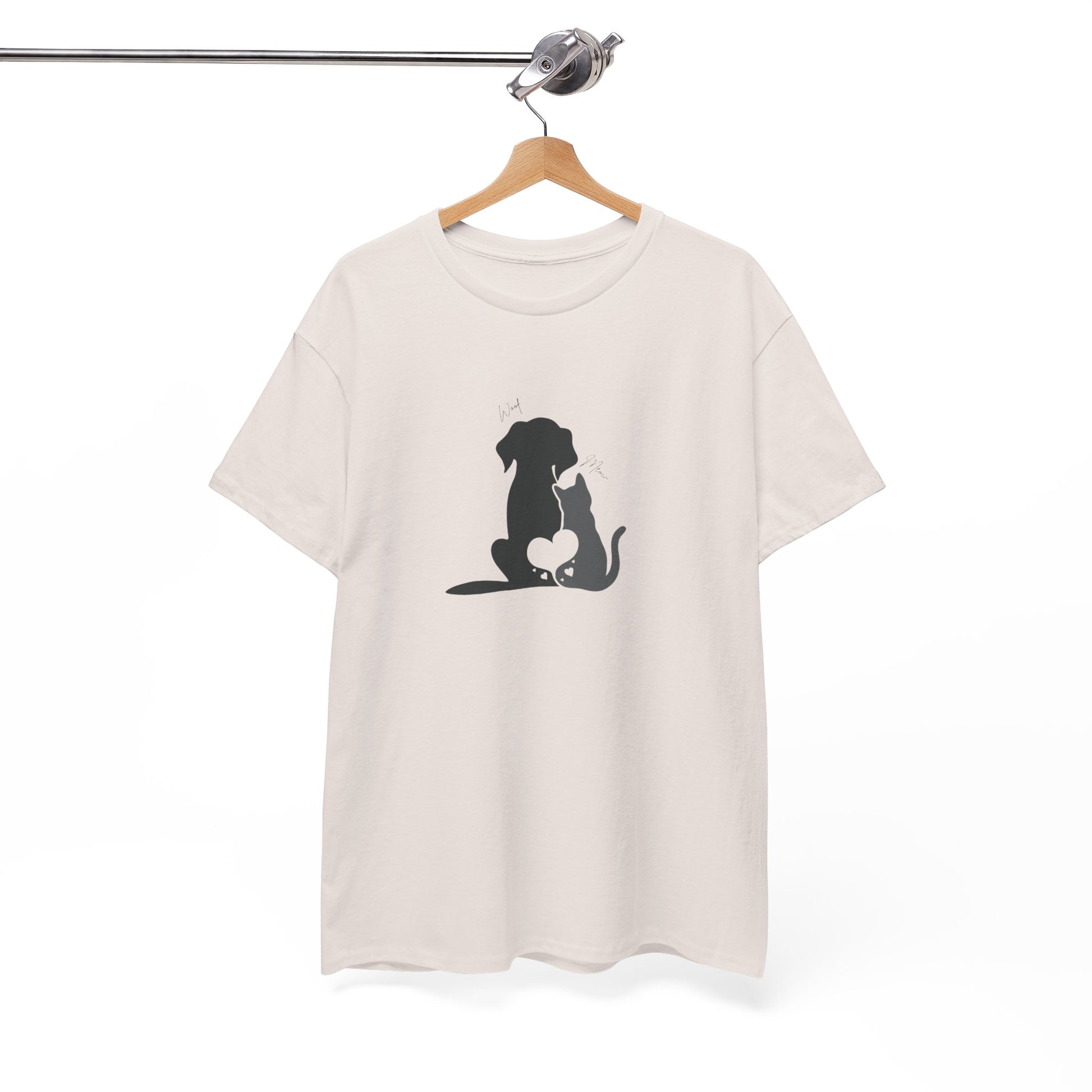 Adorable Pet Love Tee, Unisex Cotton T-Shirt, Animal Lover Gift, Cute Dog Cat Design, Everyday Casual Wear, Perfect for Pet Lovers