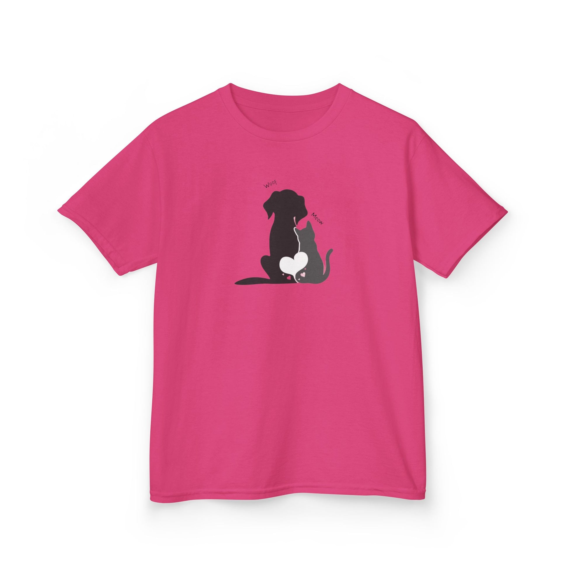 Cute Pet Love Kids Tee - Perfect for Animal Lovers, Gifts for Children, Casual Wear, Birthday Presents, Everyday Style