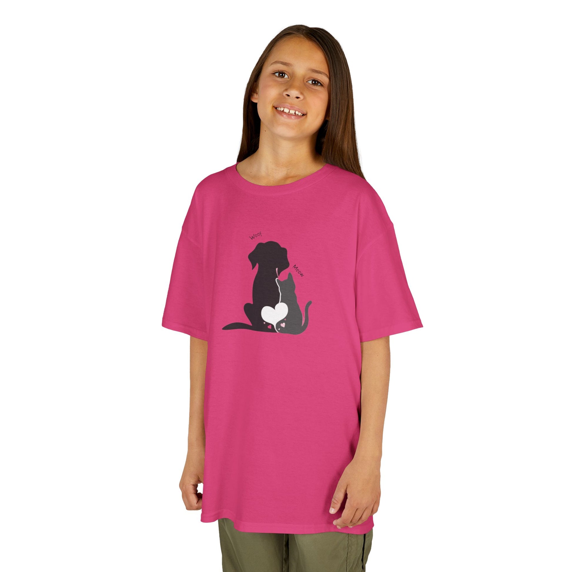 Cute Pet Love Kids Tee - Perfect for Animal Lovers, Gifts for Children, Casual Wear, Birthday Presents, Everyday Style