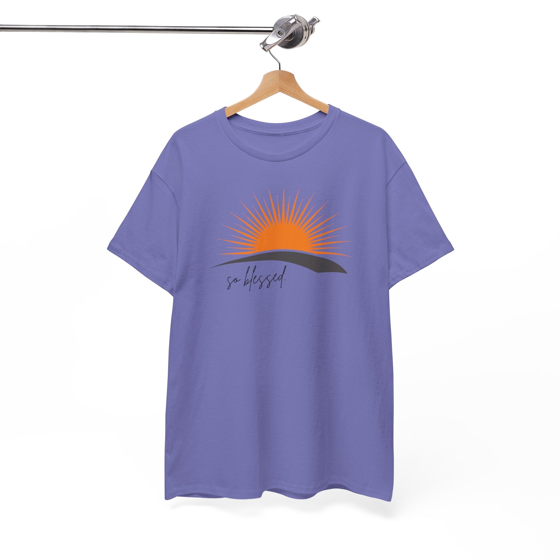 Sunrise Blessed Unisex Tee - Inspirational Cotton T-Shirt, Great for Gifts, Casual Wear, Summer Vibes, Positive Affirmation