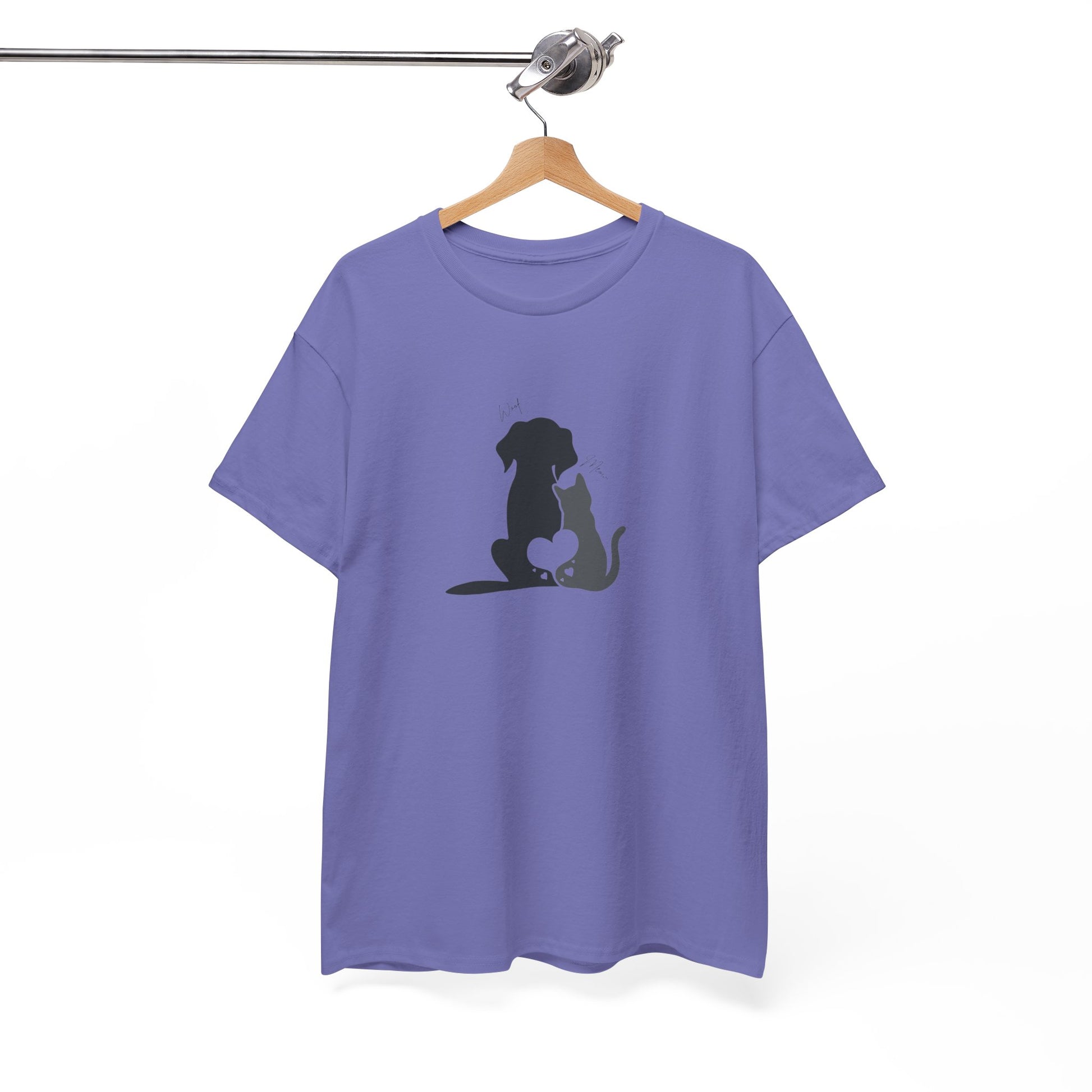 Adorable Pet Love Tee, Unisex Cotton T-Shirt, Animal Lover Gift, Cute Dog Cat Design, Everyday Casual Wear, Perfect for Pet Lovers