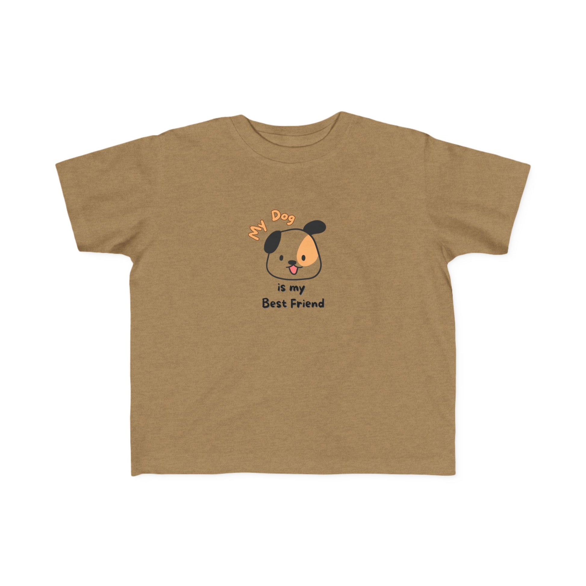 Toddler's Dog Lover Tee, Cute Dog T-Shirt, Kids Best Friend Shirt, Pet Lover Kids Apparel, Fun Animal T-Shirt, Gift for Dog Lovers