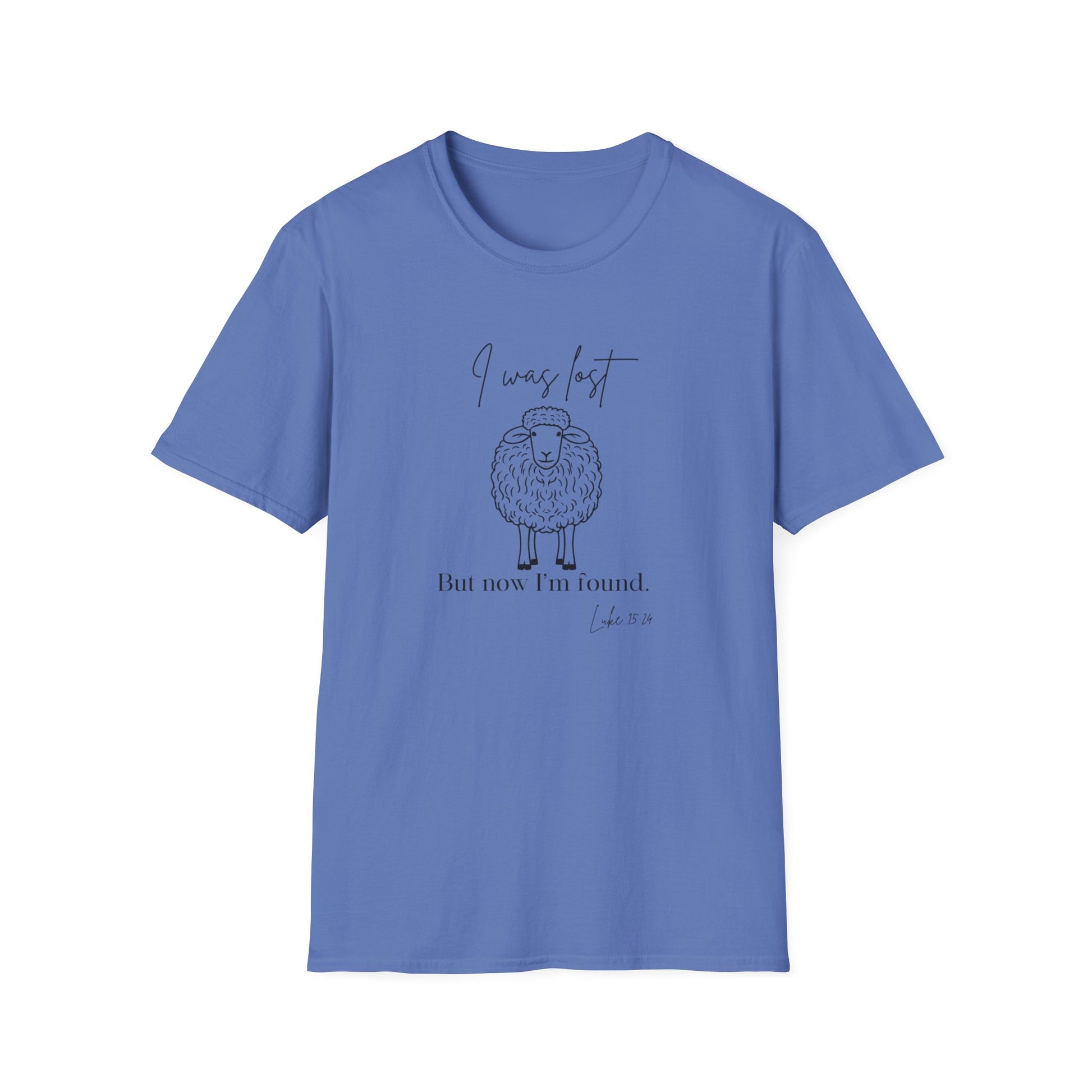 Now I’m Found inspirational T-Shirt, Fun Graphic Tee, Softstyle Shirt, Gift for Animal Lovers, Casual Wear, Unique Vintage Design