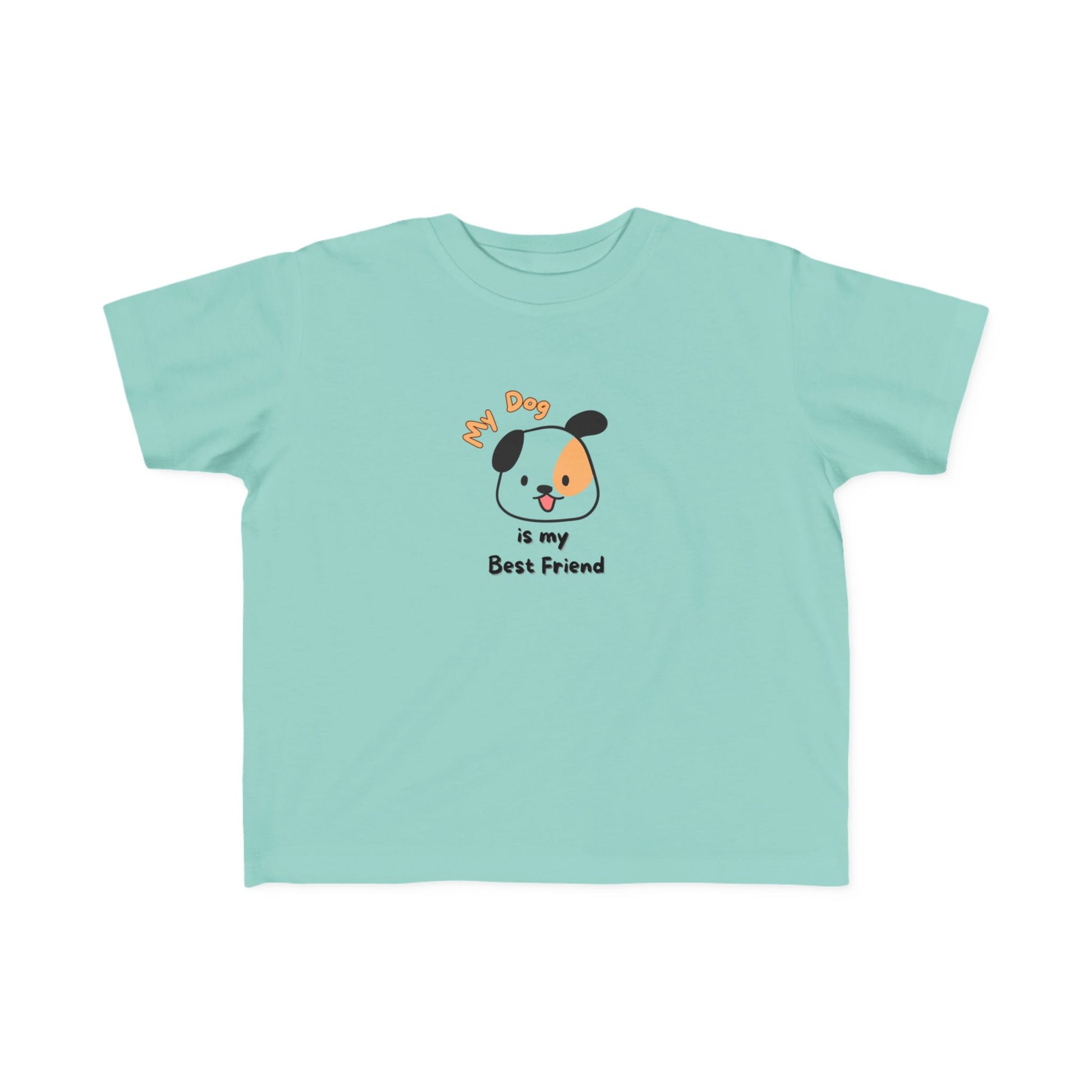 Toddler's Dog Lover Tee, Cute Dog T-Shirt, Kids Best Friend Shirt, Pet Lover Kids Apparel, Fun Animal T-Shirt, Gift for Dog Lovers