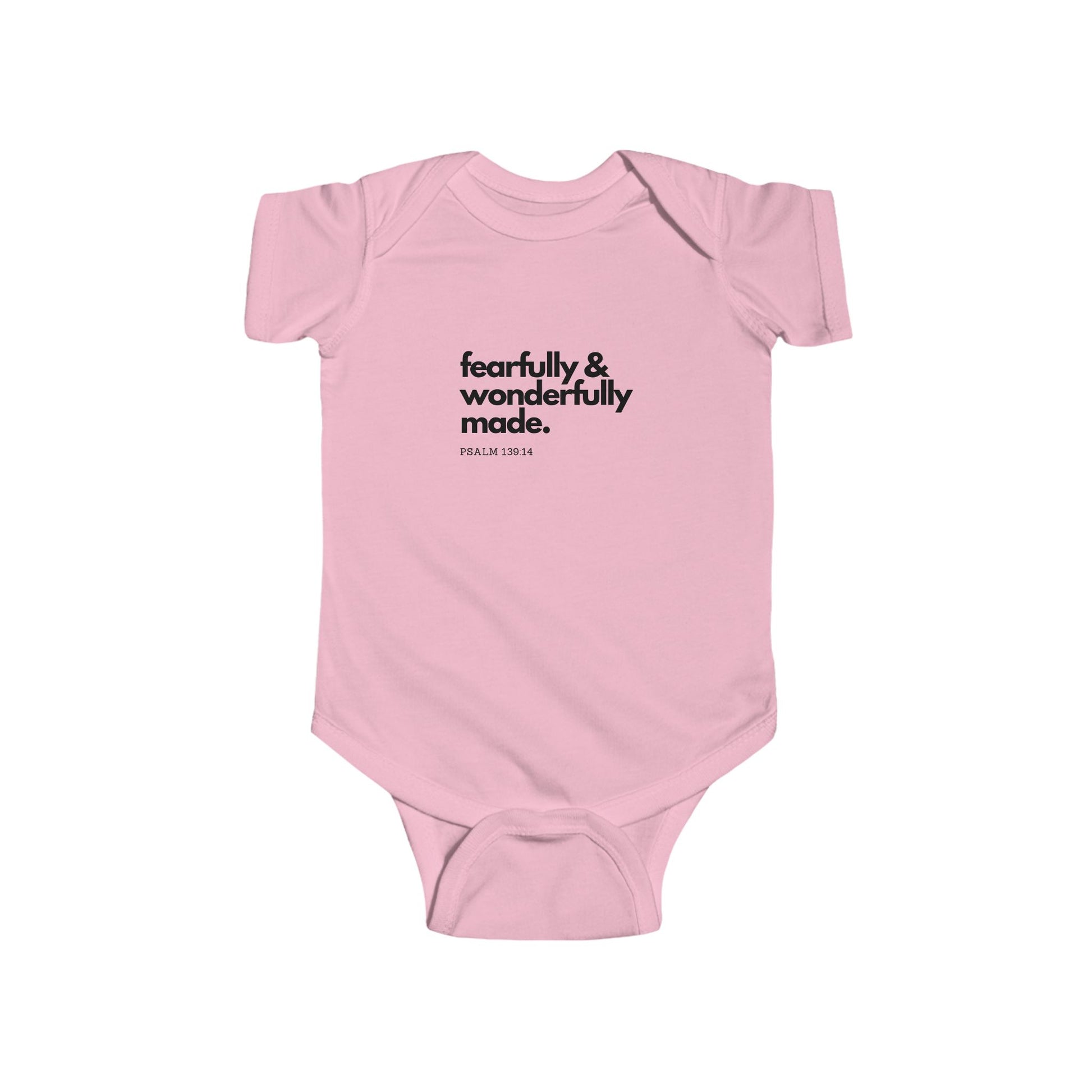 Fearfully & Wonderfully Made Infant Bodysuit, Baby Shower Gift, Newborn Outfit, Baby Apparel, Christian Baby Clothes