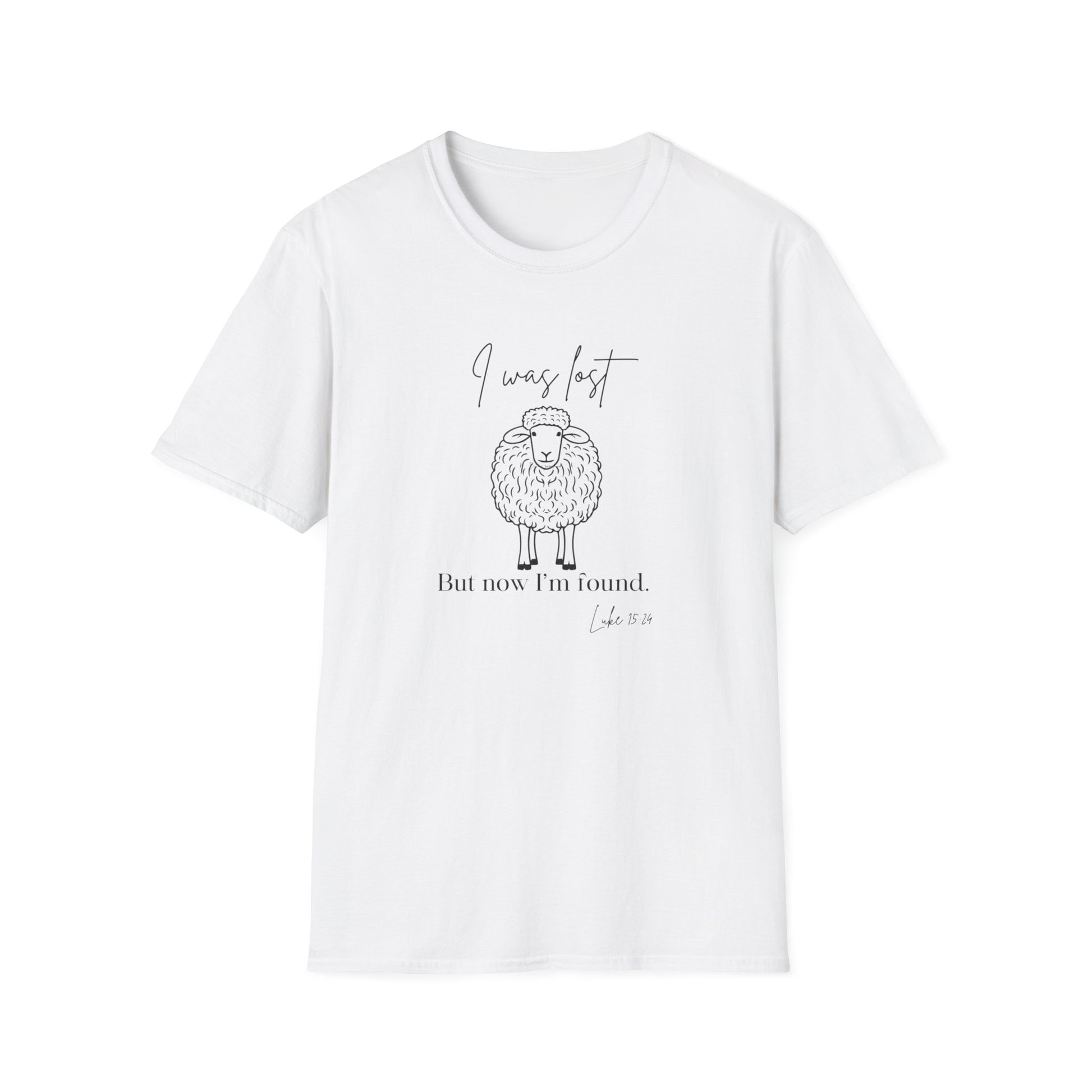 Now I’m Found inspirational T-Shirt, Fun Graphic Tee, Softstyle Shirt, Gift for Animal Lovers, Casual Wear, Unique Vintage Design
