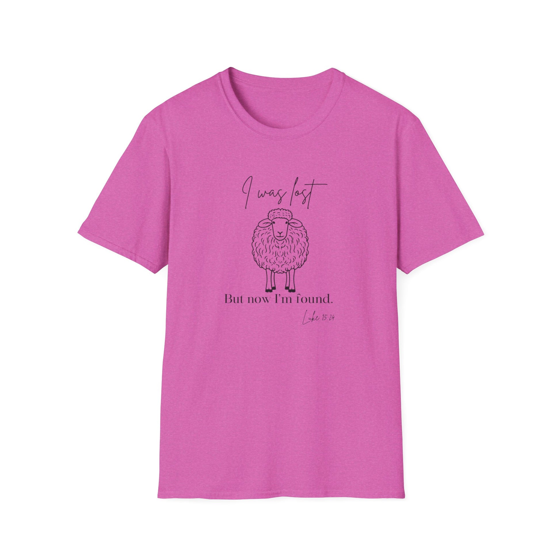 Now I’m Found inspirational T-Shirt, Fun Graphic Tee, Softstyle Shirt, Gift for Animal Lovers, Casual Wear, Unique Vintage Design