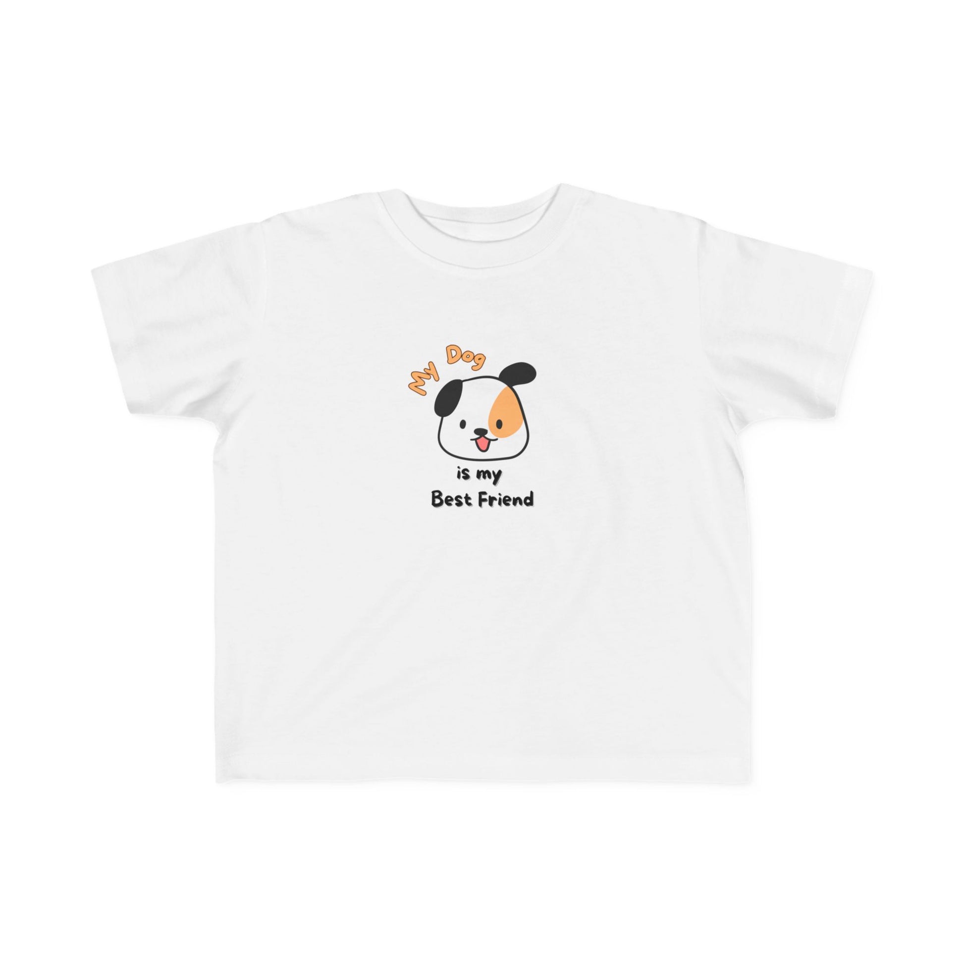 Toddler's Dog Lover Tee, Cute Dog T-Shirt, Kids Best Friend Shirt, Pet Lover Kids Apparel, Fun Animal T-Shirt, Gift for Dog Lovers