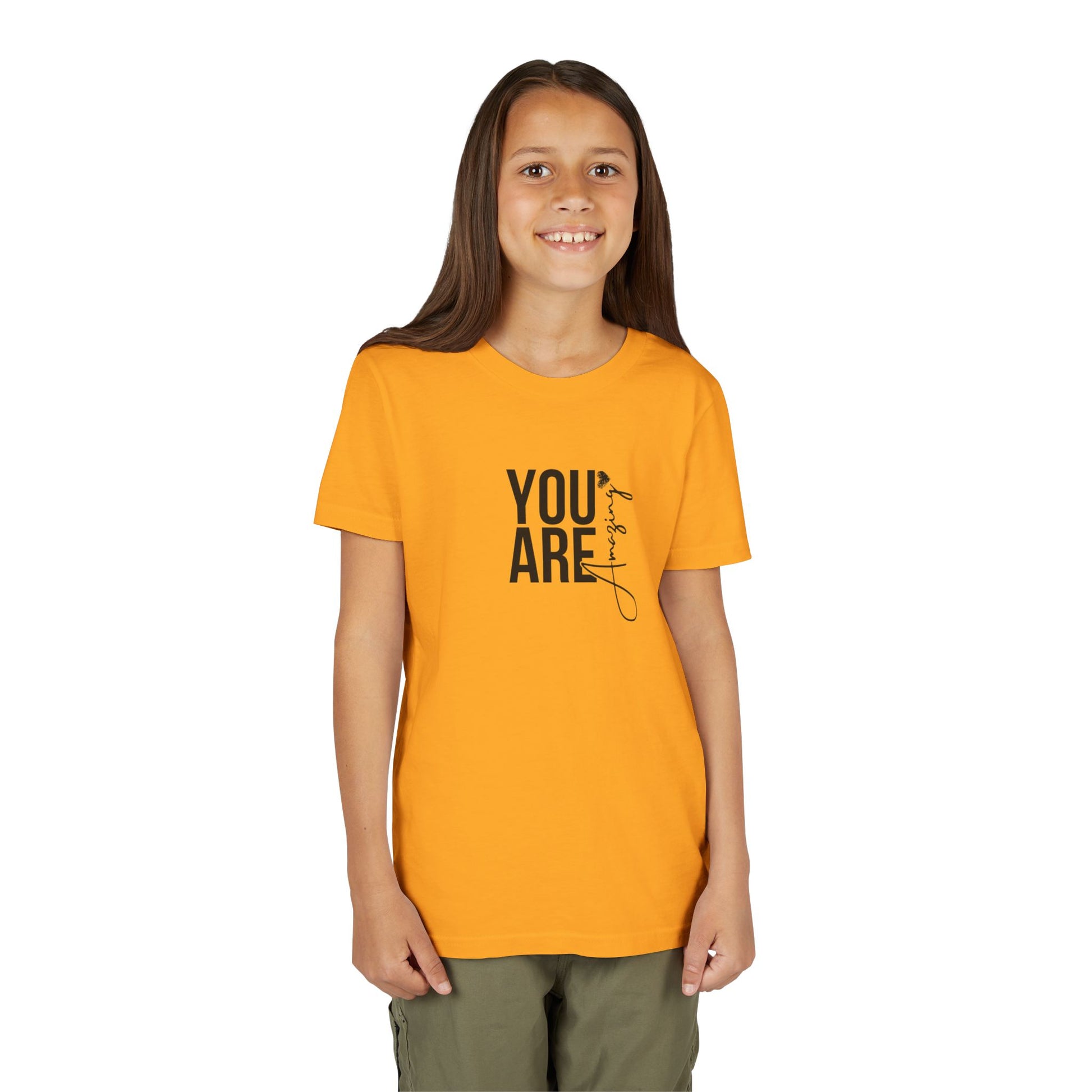 Inspirational Youth Tee: You Are Loved, Casual Playground Shirt, Birthday Gift, School Outing Wear, Everyday Comfort Top