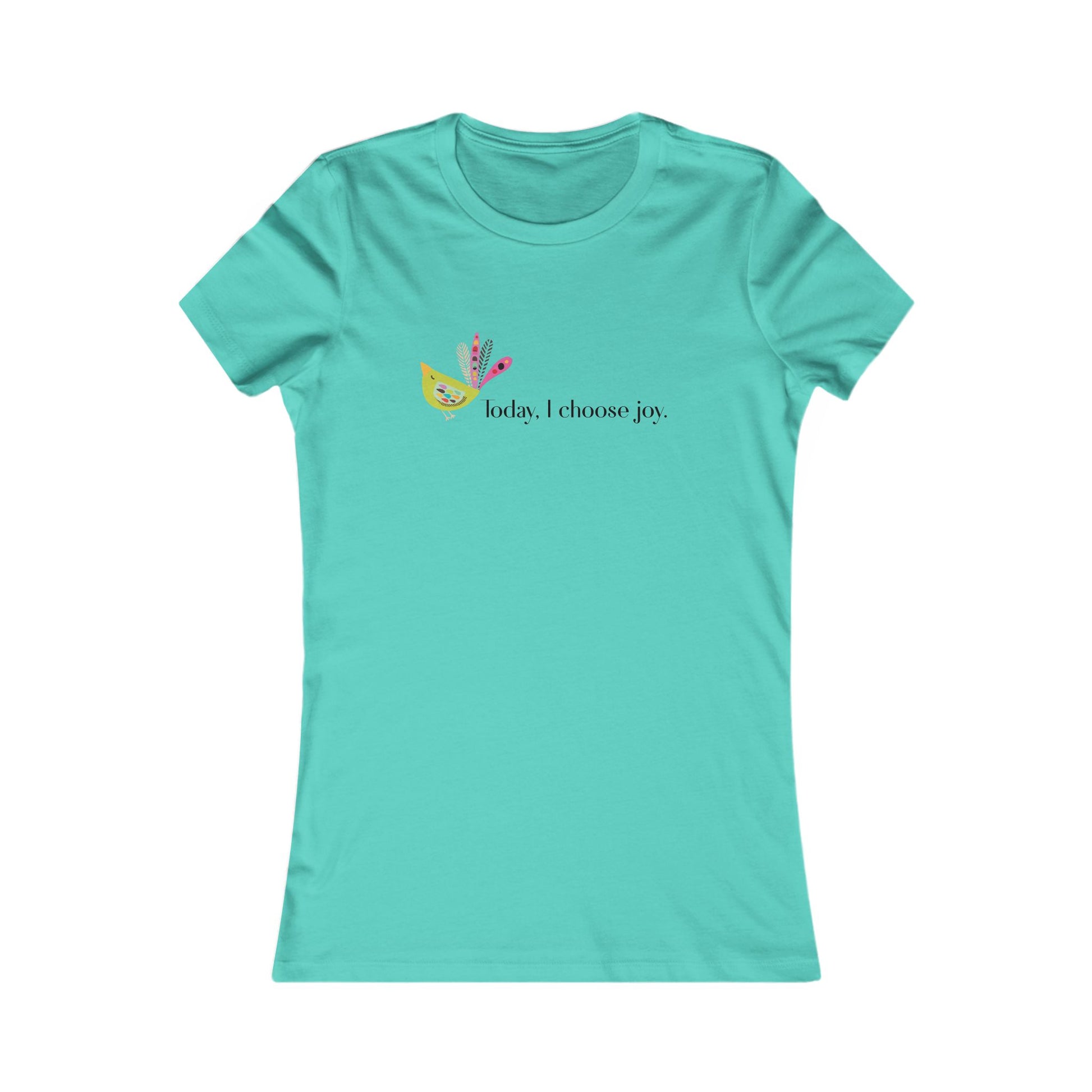 Joyful Women's Tee - Embrace Happiness, Gift Idea for Celebrations, Inspirational Daily Wear, Perfect for Spring/Summer