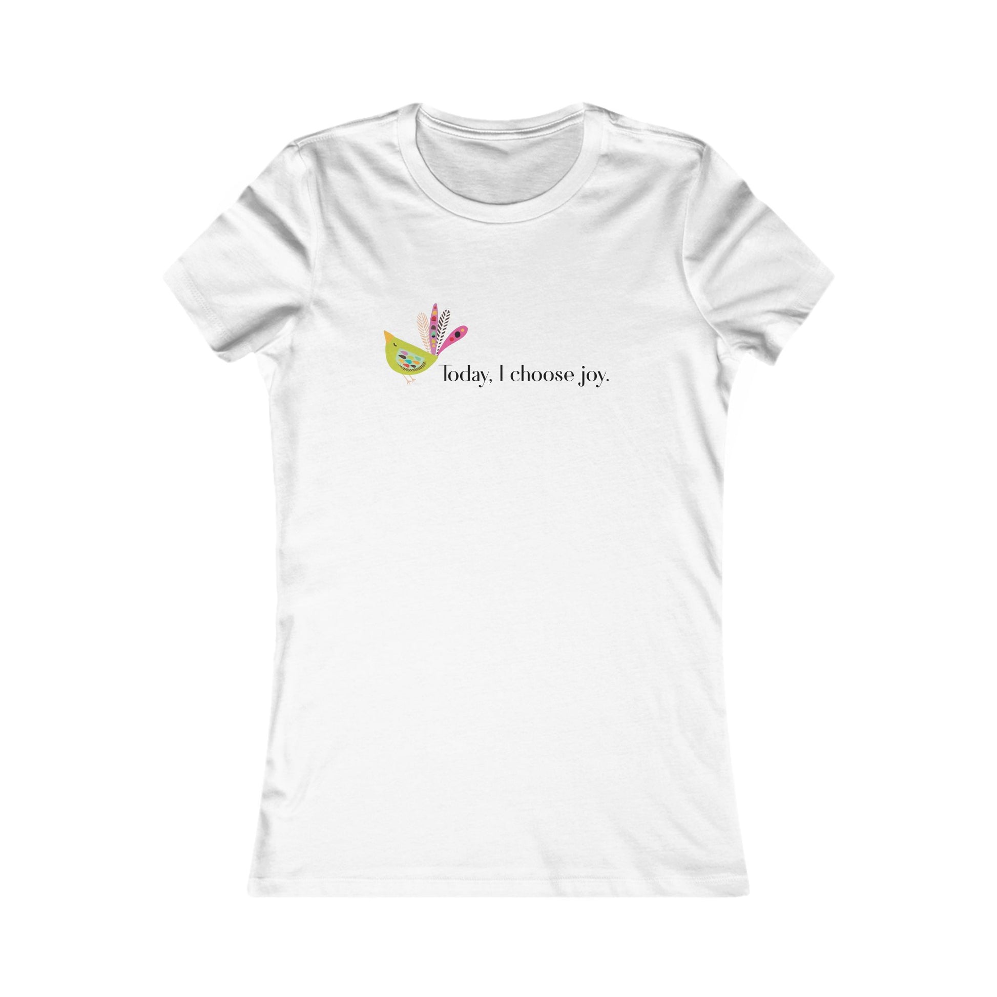Joyful Women's Tee - Embrace Happiness, Gift Idea for Celebrations, Inspirational Daily Wear, Perfect for Spring/Summer
