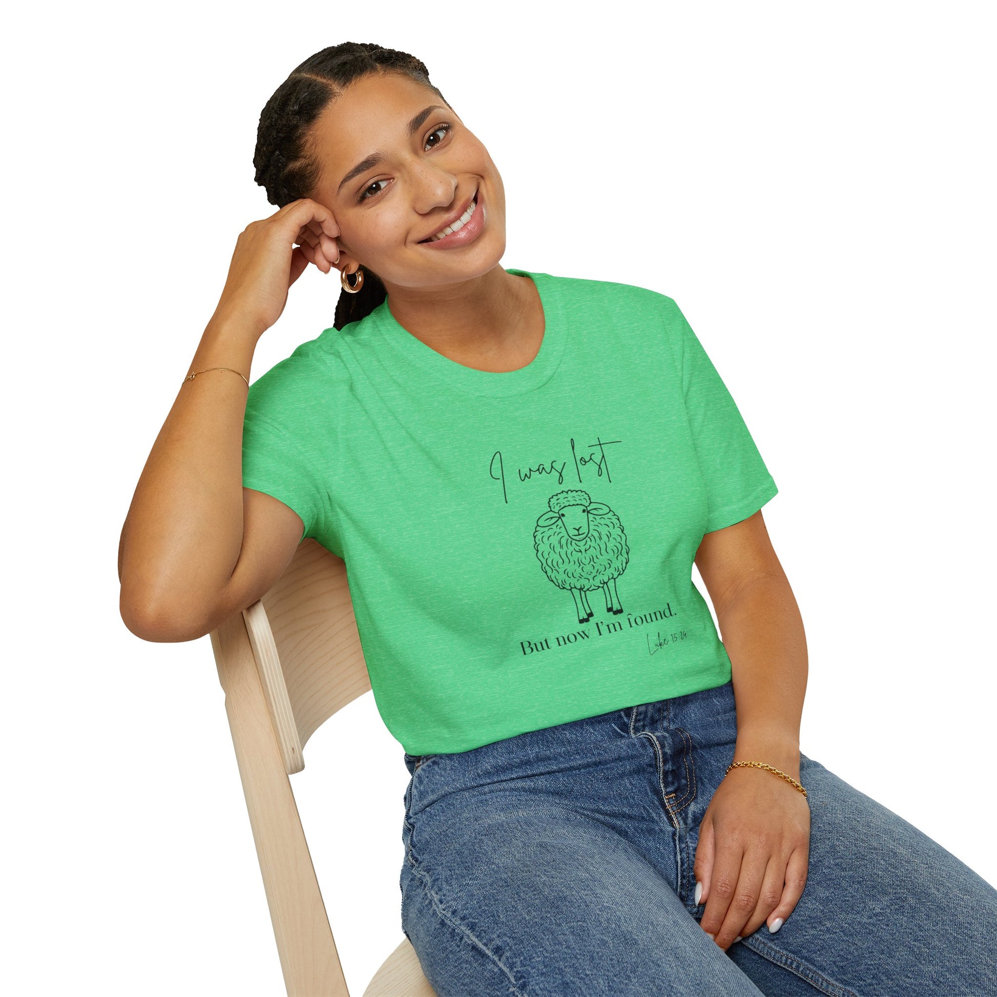 Now I’m Found inspirational T-Shirt, Fun Graphic Tee, Softstyle Shirt, Gift for Animal Lovers, Casual Wear, Unique Vintage Design