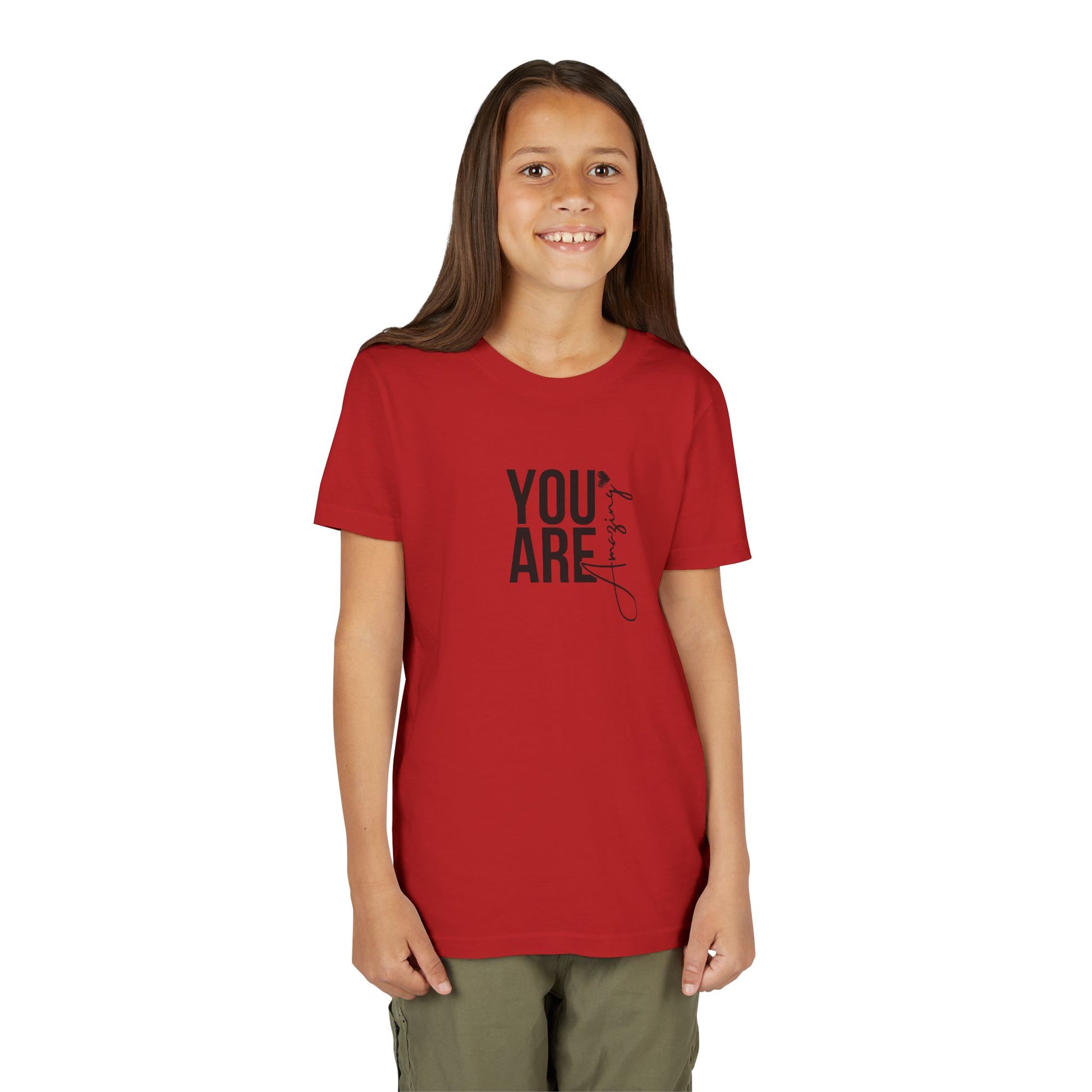 Inspirational Youth Tee: You Are Loved, Casual Playground Shirt, Birthday Gift, School Outing Wear, Everyday Comfort Top