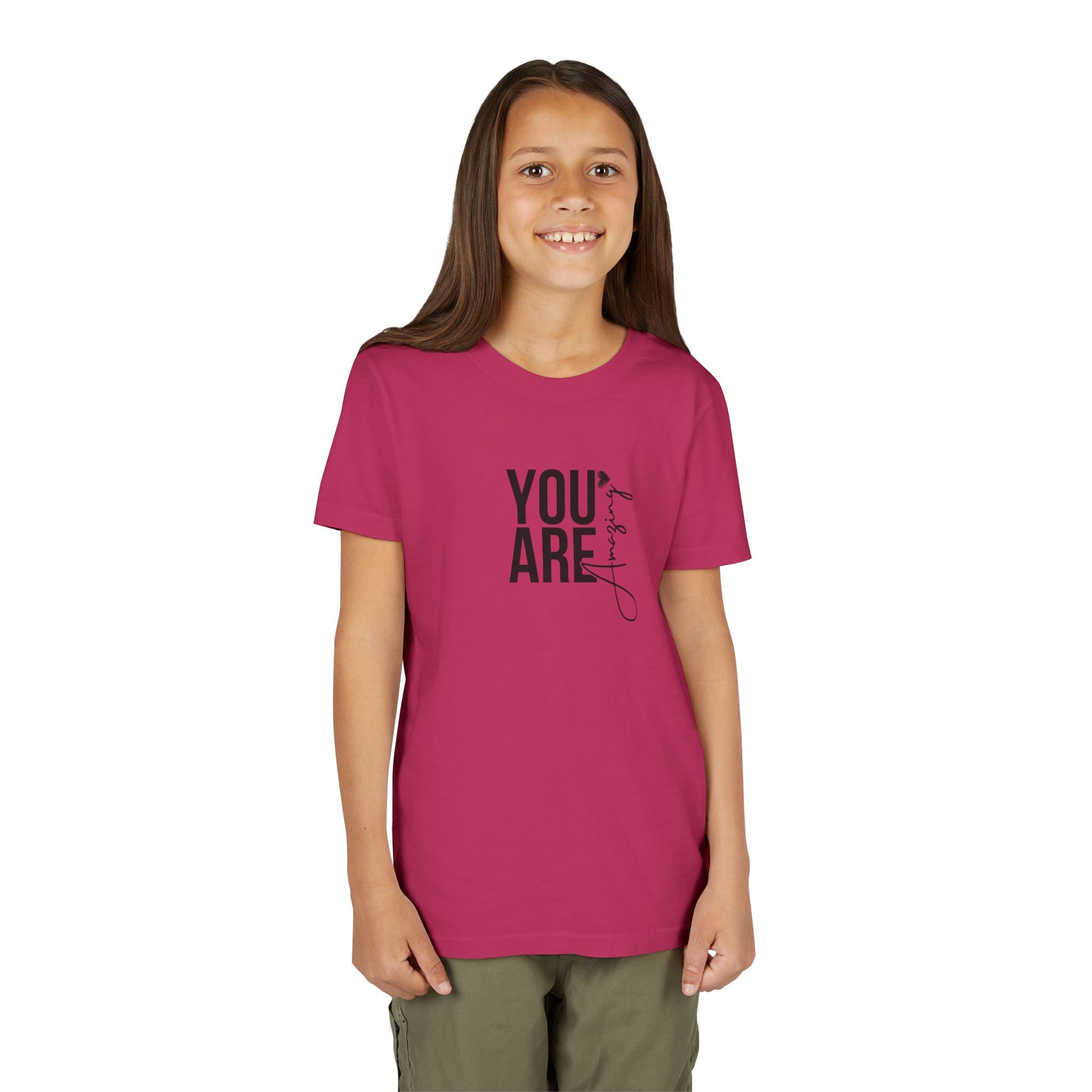 Inspirational Youth Tee: You Are Loved, Casual Playground Shirt, Birthday Gift, School Outing Wear, Everyday Comfort Top