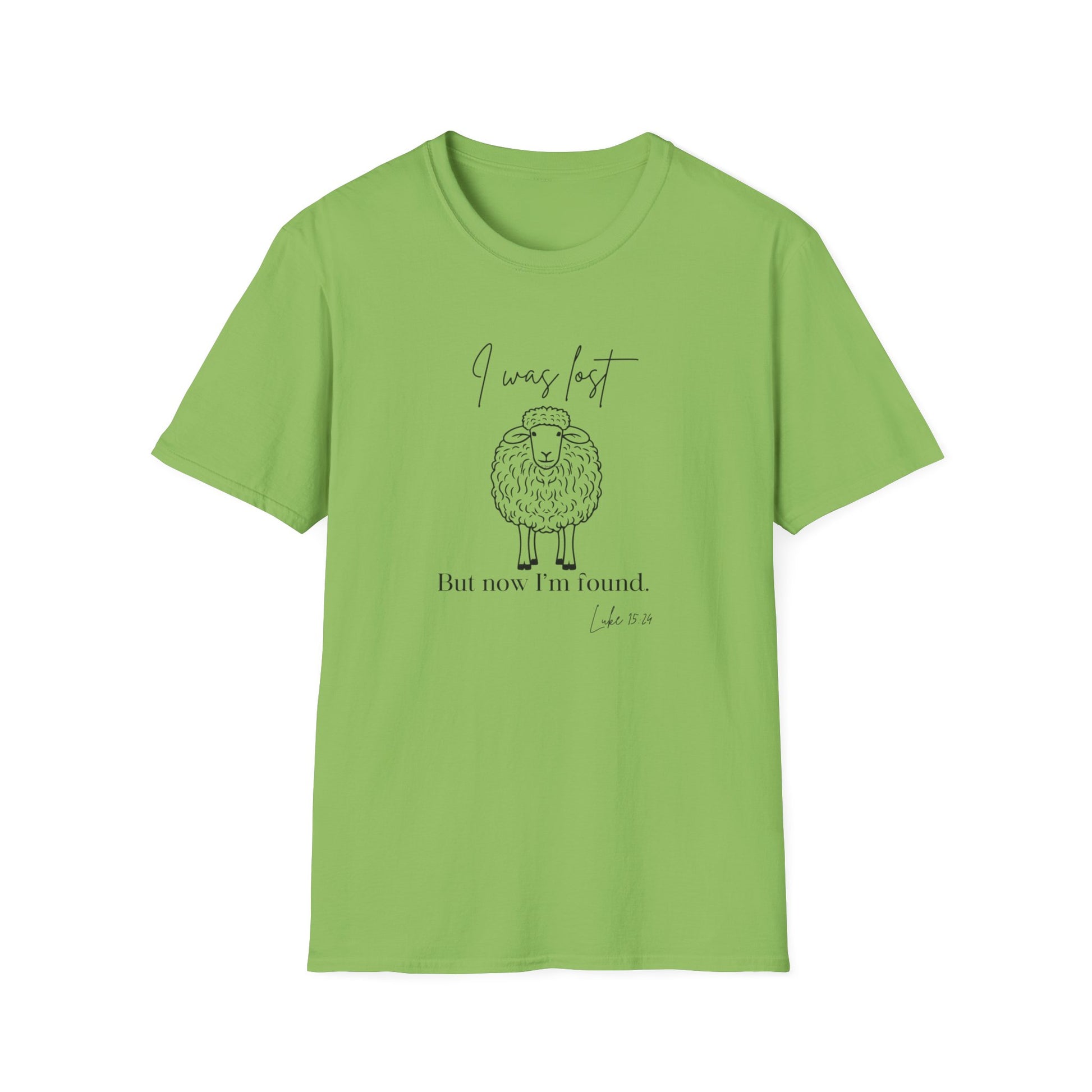 Now I’m Found inspirational T-Shirt, Fun Graphic Tee, Softstyle Shirt, Gift for Animal Lovers, Casual Wear, Unique Vintage Design