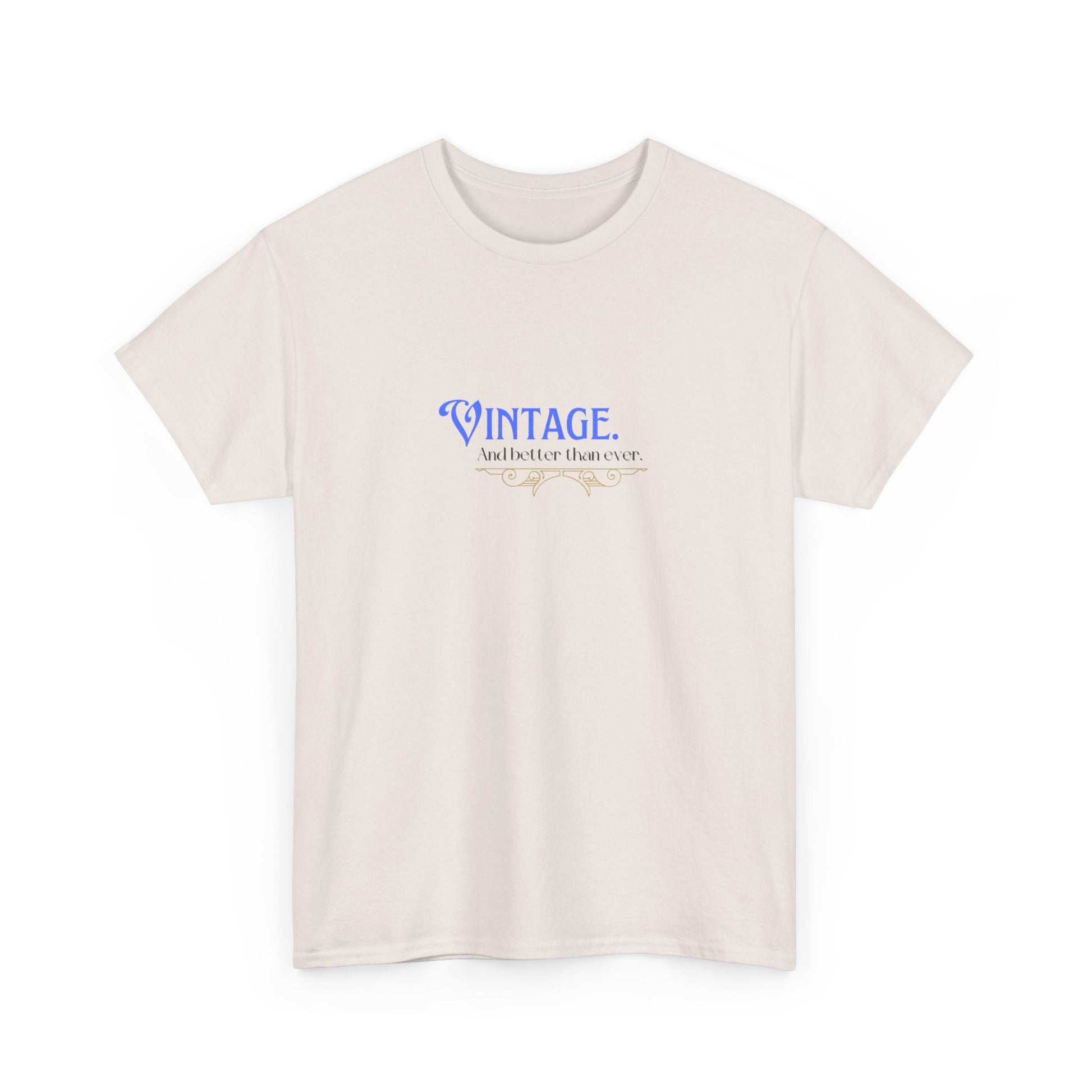 Vintage Inspired Unisex Heavy Cotton Tee, Retro Casual Shirt, Gift for Him/Her, Summer Fashion, Unique Vintage Tee