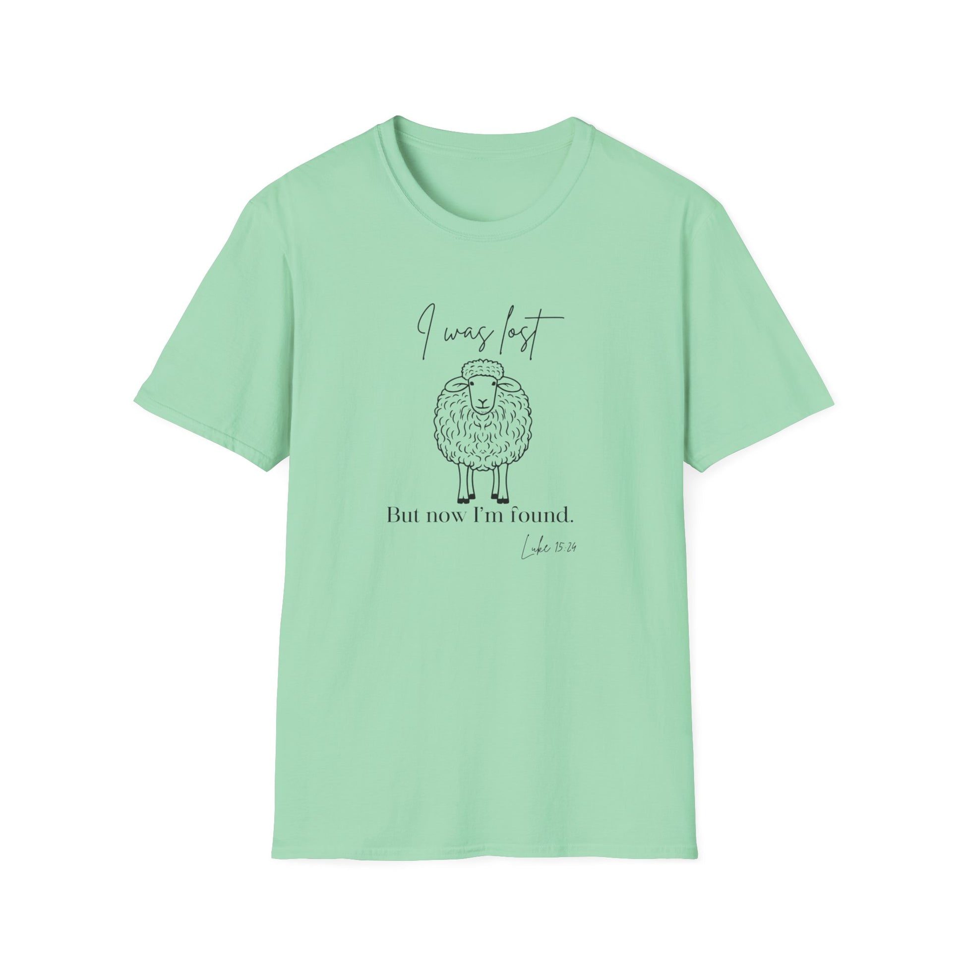 Now I’m Found inspirational T-Shirt, Fun Graphic Tee, Softstyle Shirt, Gift for Animal Lovers, Casual Wear, Unique Vintage Design