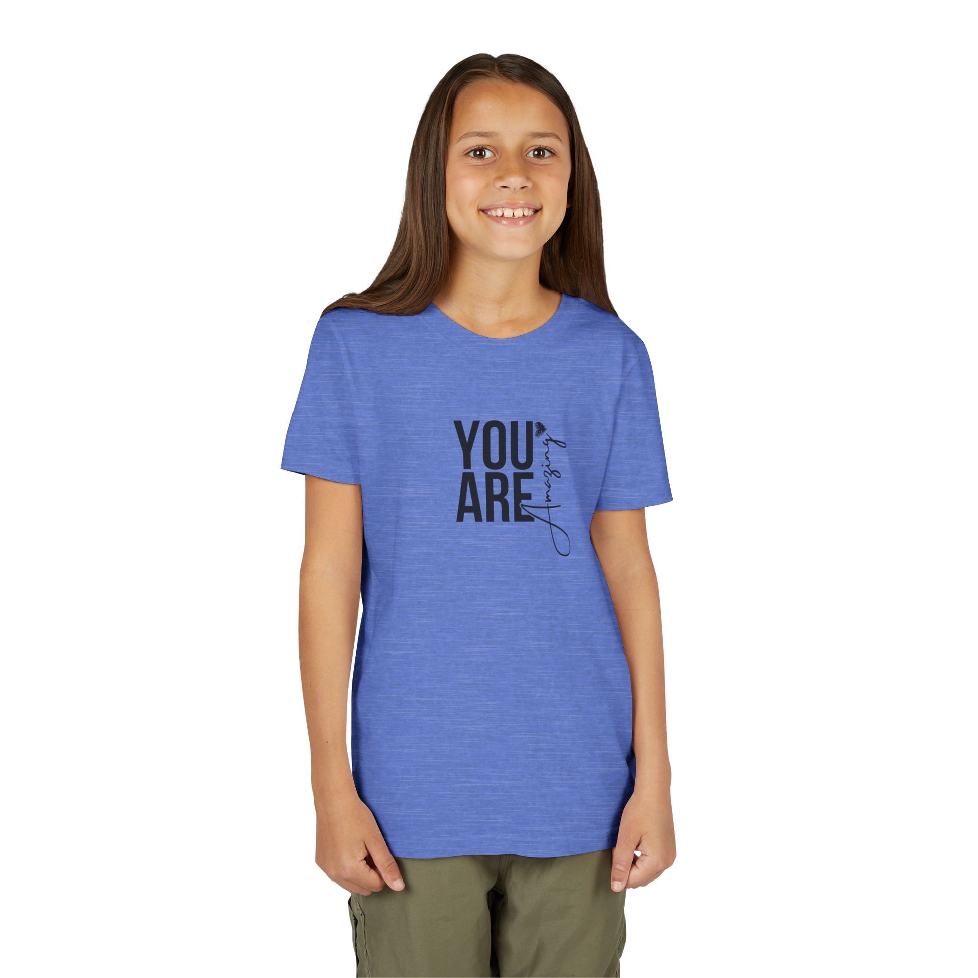 Inspirational Youth Tee: You Are Loved, Casual Playground Shirt, Birthday Gift, School Outing Wear, Everyday Comfort Top