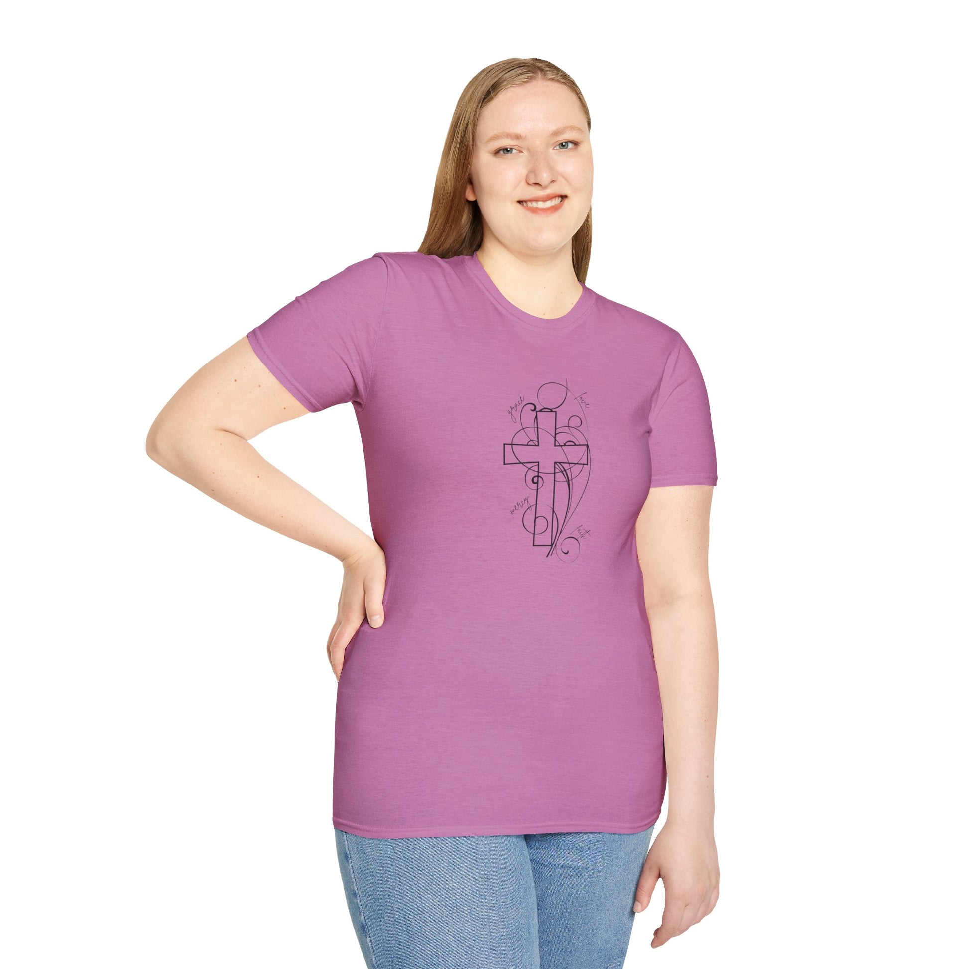 Stylish Faith-Inspired T-Shirt for Everyday Wear | Unisex Softstyle Tee, Religious Gift, Christian Apparel, Casual Outfit, [...]