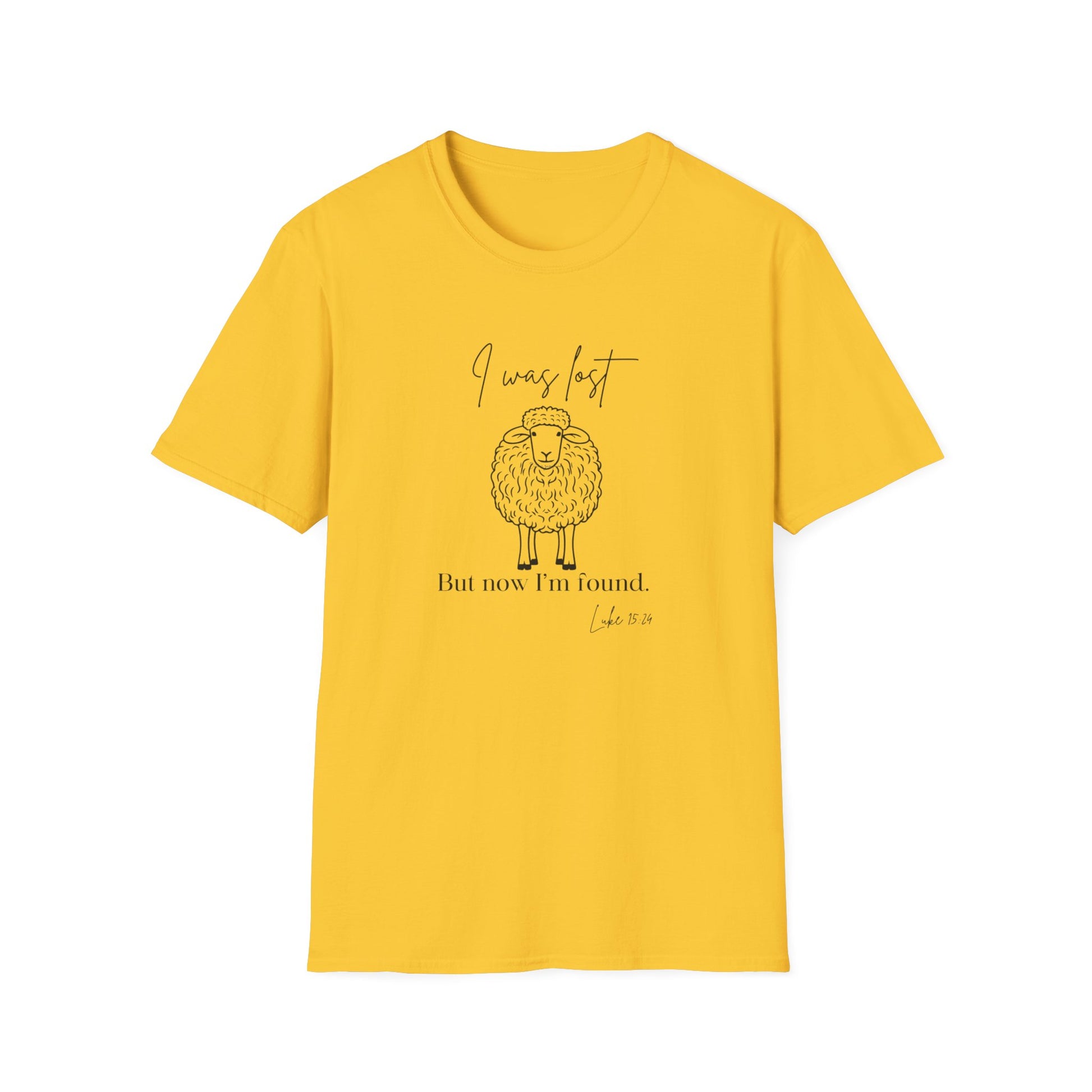 Now I’m Found inspirational T-Shirt, Fun Graphic Tee, Softstyle Shirt, Gift for Animal Lovers, Casual Wear, Unique Vintage Design