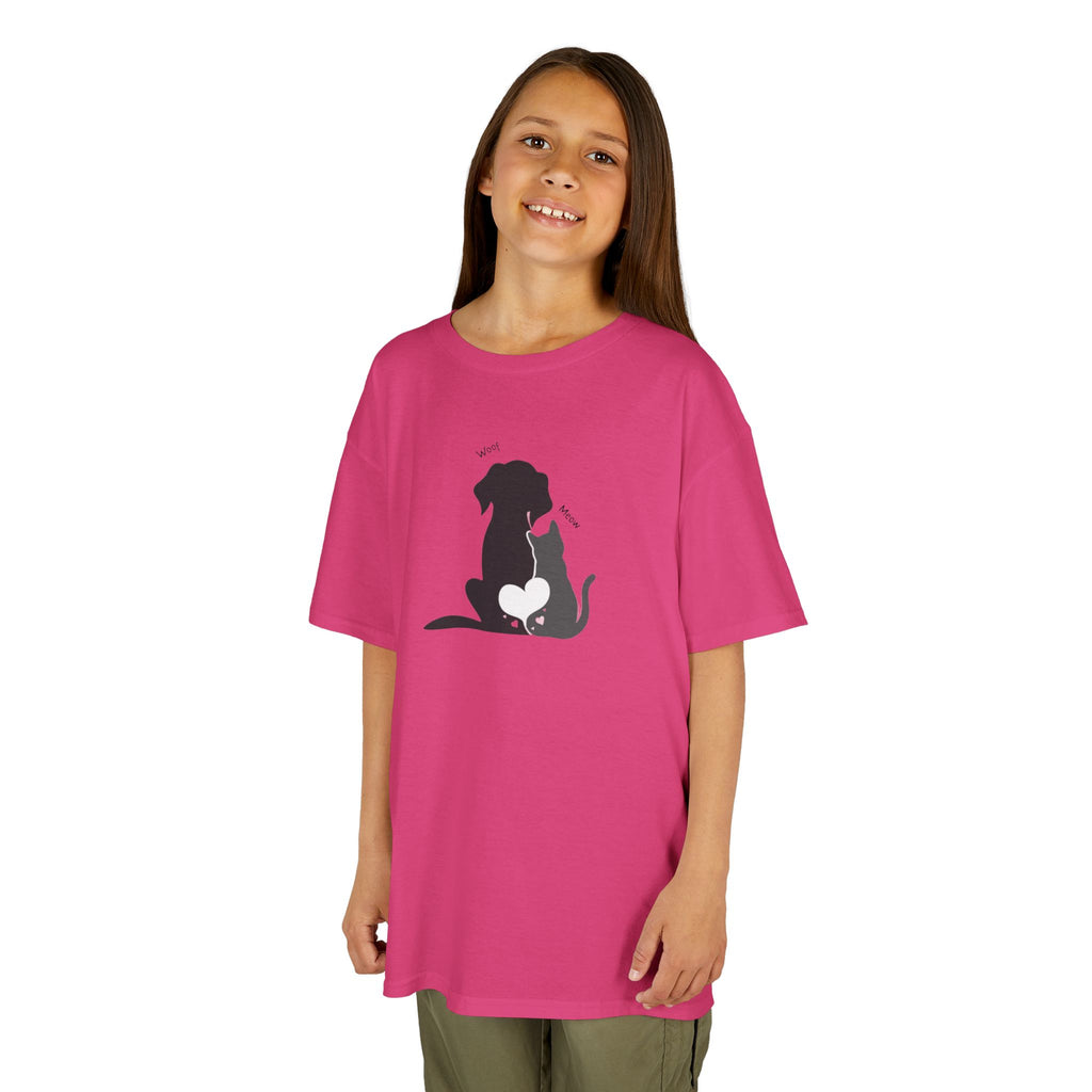 Cute Pet Love Kids Tee - Perfect for Animal Lovers, Gifts for Children, Casual Wear, Birthday Presents, Everyday Style