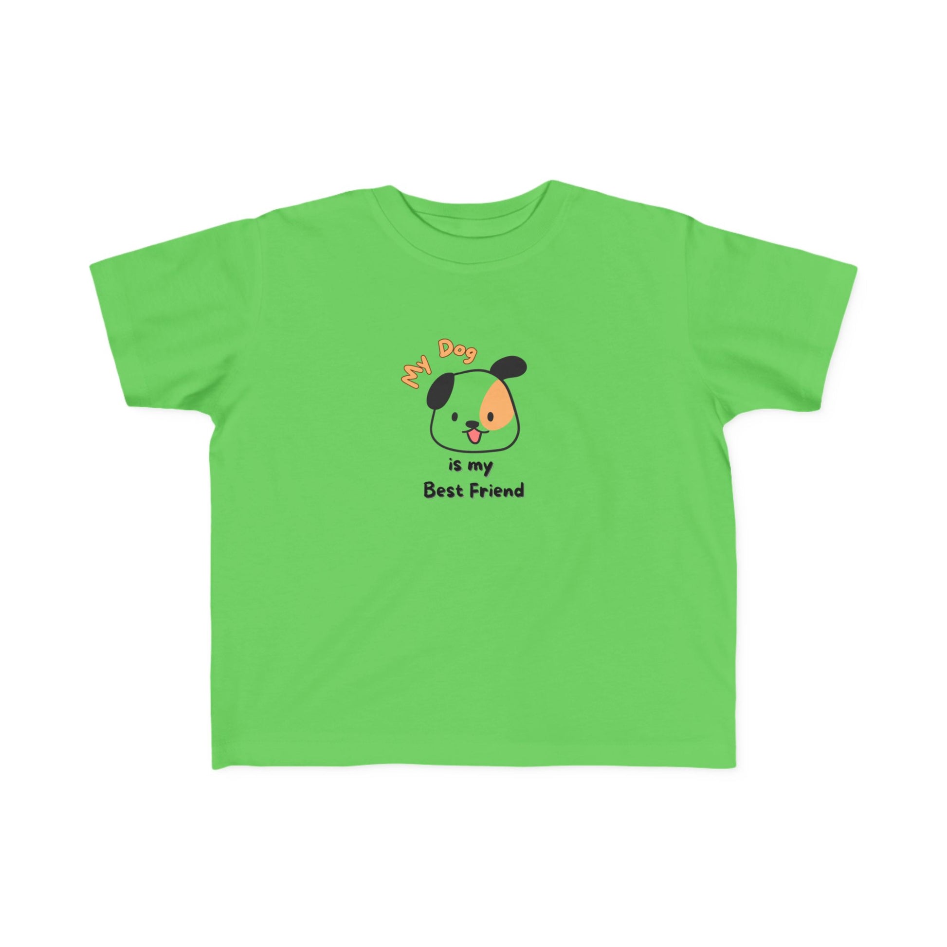 Toddler's Dog Lover Tee, Cute Dog T-Shirt, Kids Best Friend Shirt, Pet Lover Kids Apparel, Fun Animal T-Shirt, Gift for Dog Lovers